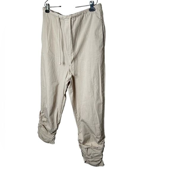 NWOT Free People Women's Ruched Black Parachute
Drawstring Hem Pants - Picture 4 of 12